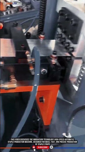 Automatic Stapler: High-Speed Staple Strip Manufacturing | Innovation Technology #tech