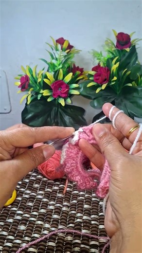 Crochet Scrunchie Tutorial • Part 3 ✨🎀The final step #CrochetScrunchie #CrochetTutorial #DIY#Crochet