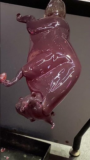 Glass Red Bull made by the Corning Museum of Glass Hot Glass Demo Team #Shorts