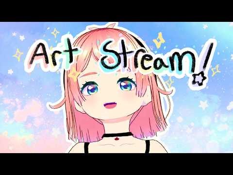 🖊 Sketching my Cyberpunk character | Art Stream