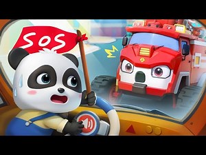Baby's Trapped in the Bus | Safety Rules for Kids | Nursery Rhymes & Kids Song| BabyBus - Cars World - Videos For Kids