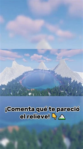 ¡Creando un VALLE NEVADO realista en Minecraft con WORLDPAINTER! 🏔️❄️ #minecraft #minecraftshorts