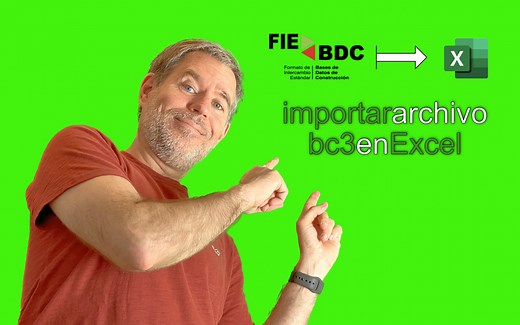 Importar archivo Bc3 a Microsoft Excel | Remodela Proyectos