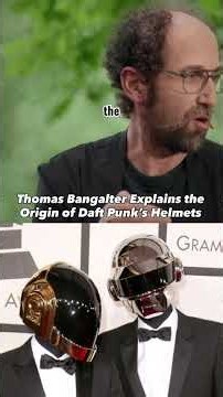 THOMAS BANGALTER EXPLAIN THE ORIGIN OF DAFT PUNK’S HELMET