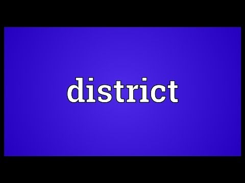 District Meaning