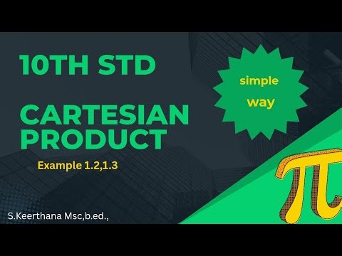 Cartesian product part 3 explain in tamil