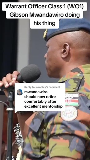 Replying to @skropley WO1 Gibson Mwandawiro the KDF MC doing his thing. #videoviral #kenyantiktok🇰🇪 #foryoupage #fypシ゚ #kdf