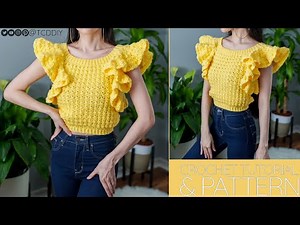 How to Crochet a Ruffle Top | Pattern & Tutorial DIY