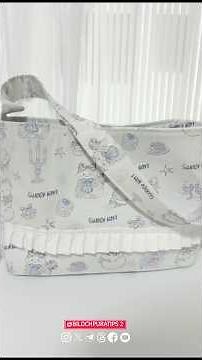 Bow Knot Canvas Underarm Bag | Crossbody Bag Tutorial