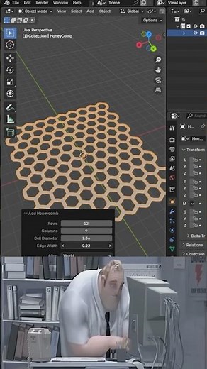 How to Make a Honeycomb in Blender