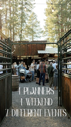 The Indigo Bride | Destination Event Planner on Instagram: "September said ✨catch us if you can✨It’s our busiest month of the year and last weekend alone we were running wedding days, rehearsal dinners, welcome parties and after parties… all at four different venues. Who needs sleep when there’s love to celebrate? 🍾🔥💍 #weddingplannerlife #septemberweddings #weddingplannermode #pnwweddings #oregonweddingplanner #bendoregonwedding #oregonweddingvenues"