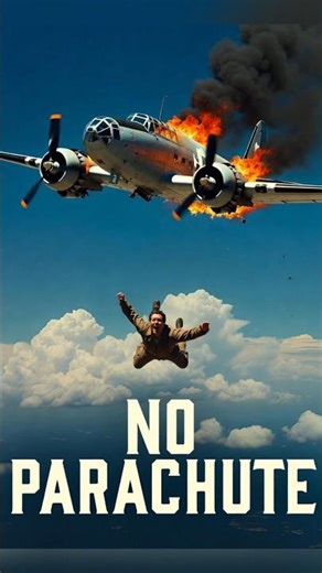 A Bomber Was Shot Down He Survived the 10,000 Ft Fall #ww2 #historyshorts #foryou