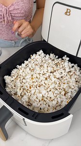 Popcorn in the air fryer is so easy | Sam and Allie