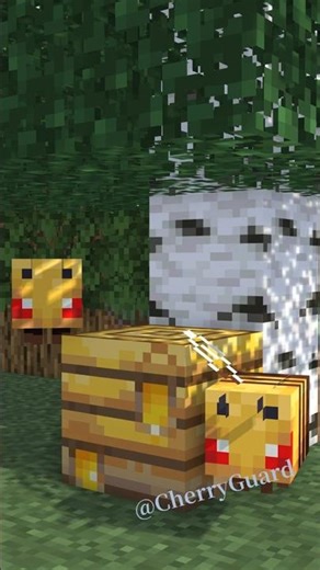 Beware of Angry Bees! - Minecraft Animation #shorts