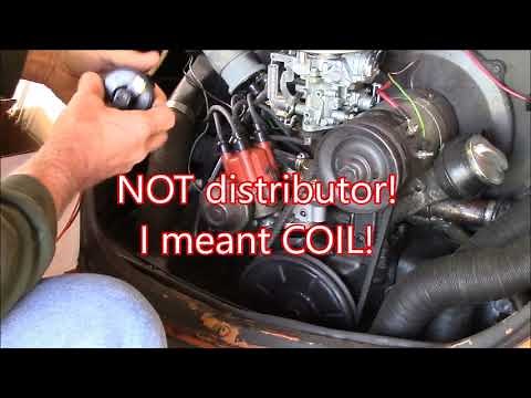 How the distributor, points, coil and vacuum advance function in classic cars