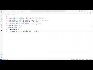 KNN implementation using scikit learn and Python