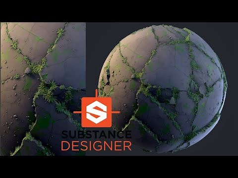 Making a Stylized Cracks Stone Floor Material in Substance Designer