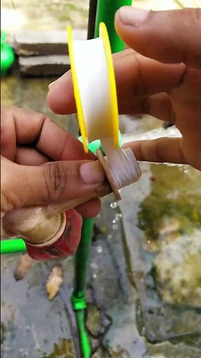 Fixing the tap while it is still leaking! #hack