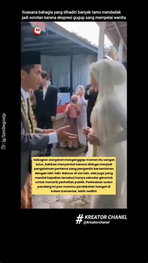 Ekspresi wanita gugup dimomen bahagia‼️ #shortvideo #pengantinviral #vidioviral #tranding