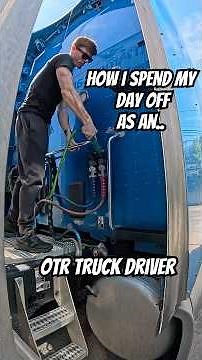 How I Spend My Day Off As An OTR Truck Driver #trucker #trucking #truckdriver #truckerlife #cdl