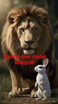 The Clever Rabbit That Outsmarted a Hungry Lion