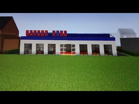 How to build a Burger King in Minecraft