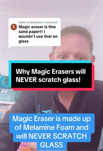 Why Magic Erasers Won't Scratch Glass Surfaces