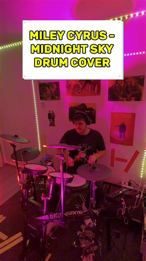 THIS ONE SAVED 2020😭🙏 Midnight Sky | @Miley Cyrus #mileycyrus #midnightsky #2020 #drumcover #drums