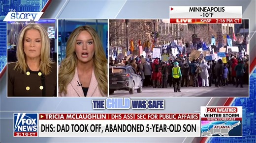 “They played his favorite music to comfort him.” NEW: DHS Assistant Secretary Tricia Mclaughlin slams ‘disgusting smear’ involving detention of 5-year-old boy in MN | The Story with Martha MacCallum