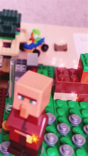 Villager aura farm #lego #legominecraft #minecraft #subscribe #funny