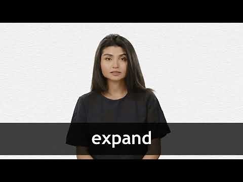 How to pronounce EXPAND in American English