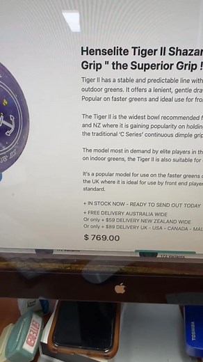 5.9K views · 37 reactions | Shazam !! Our UK winner picked a size 4 Tiger II with “ C “ grip - Good choice Keiran Delaney, Scotland, See all our Tiger II’s here >> https://hunterbowls.com.au/shop?search=tiger+II&order=name+asc | Hunter Bowls | Facebook