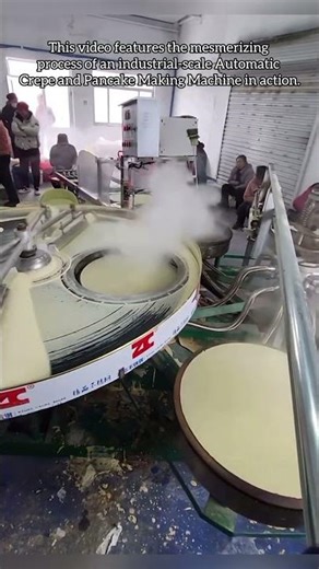 Precision in Motion: Industrial Automatic Crepe Production
