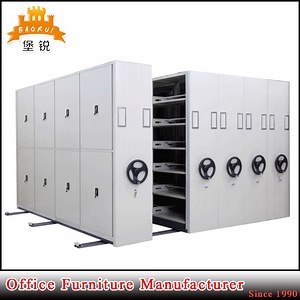 [Hot Item] Library Sliding Shelves Cabinet Metal Mobile File Shelving Compactor Shelves Modern Steel Mass Storage Cabinet Filing Cabinet