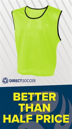Freshen up your training sessions with a new set of training bibs - now only £12.99 for a pack of 10! We've got a great range of colours and sizes in these popular lightweight mesh bibs, available to order online now. #directsoccer #football #soccer #footballtraining #footballcoaching #youthfootball | Direct Soccer