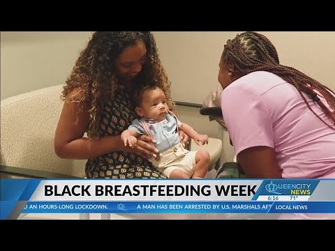 Lactation consultant raises awareness for Black Breastfeeding week