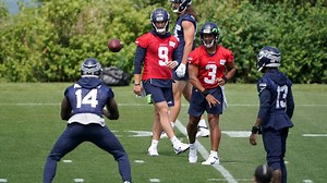 Metcalf back with Seahawks after testing 100-meter dash