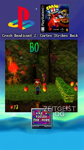 ZeitgeistOG on Instagram: "Crash Bandicoot 2: Level 17 - Diggin' It A long level with a special route! Crash Bandicoot 2 Cortex Strikes Back is the sequel to Crash Bandicoot and is seen by some as the apex of the series and one of the best games on the original PlayStation! #gaming #retro #videogame #retrogaming #reelsfbシ #fbreels #love #fb #flashback #clips #gameplay #retrogames #nostalgia #fypシ #instagood #childhood #fyp #crash #playstation #ps1 #crashbandicoot #Sony #secret"