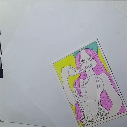 Drawing Bonney from One piece #drawing #art #shorts #onepiece