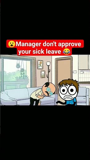 😠When manager rejecte your sick leave🗣️ #youtubeshorts #corporatecomedy Animation”#shortsindia