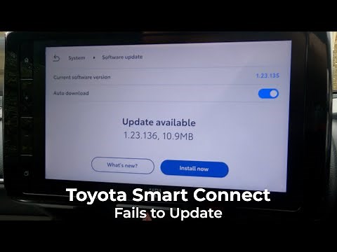 Toyota Smart Connect: Fails to Update - Tips to Fix