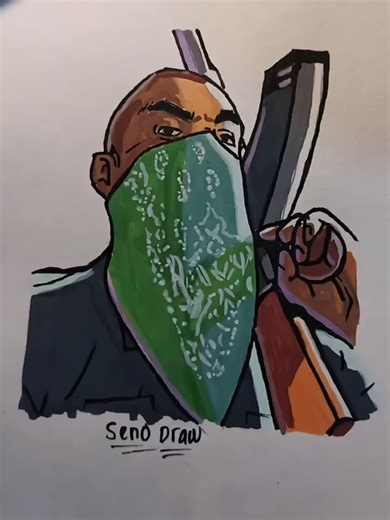 Carl Jhonson (CJ) #drawing #sketch #art #fyp #gta #cj