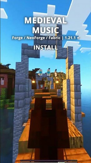 this mod adds over 40 medieval inspired soundtracks to your Minecraft world