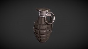 Mk 2 Grenade - 3D model by Brandon Deardorff (@blugbox)