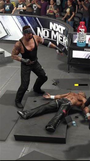 The Undertaker Chokeslam On Commentary Table WWE 2K25 PC Gameplay