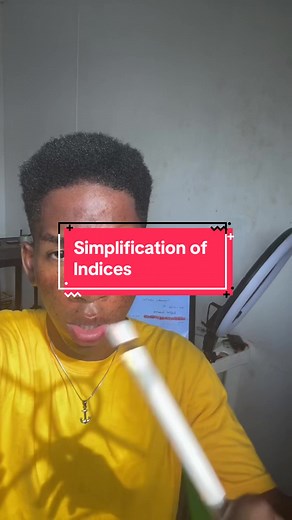 Simplification of Indices. Lol don’t mind me. #hesolvesmaths #mathematics #primary2 #hesolvesmathsprimary2 #mathsiseasy #indices #maths #simplificationofindices