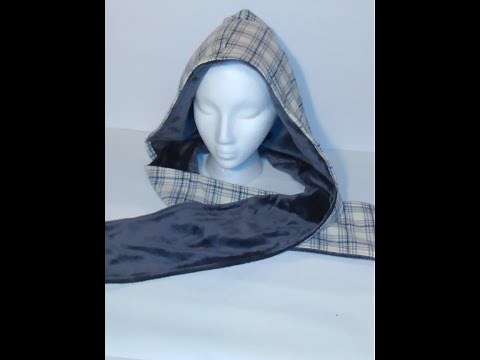 Sewing a DIY Hooded Scarf
