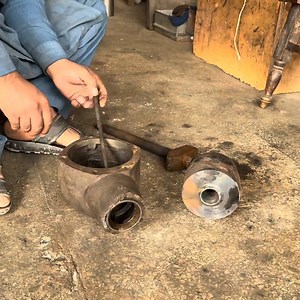 197K views · 2.7K reactions | He Repaired a Decades-Old Water Motor with Only Hand Tools | Machine & Technology | Facebook