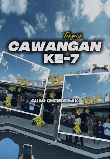 Perasmian Tehyeish Cawangan ke-7 Guar Chempedak. Tahniah BossMad @Tehyeish HQ. #bulehtaqatu