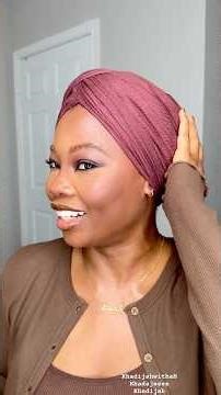 Turban tutorial | How to tie a pashmina scarf #howto #turbantutorial #headwrap